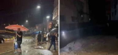 Giresun şiddetli yağmura esir oldu