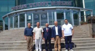 Giresun Ticaret Borsası Öner Hekim'i ağırladı