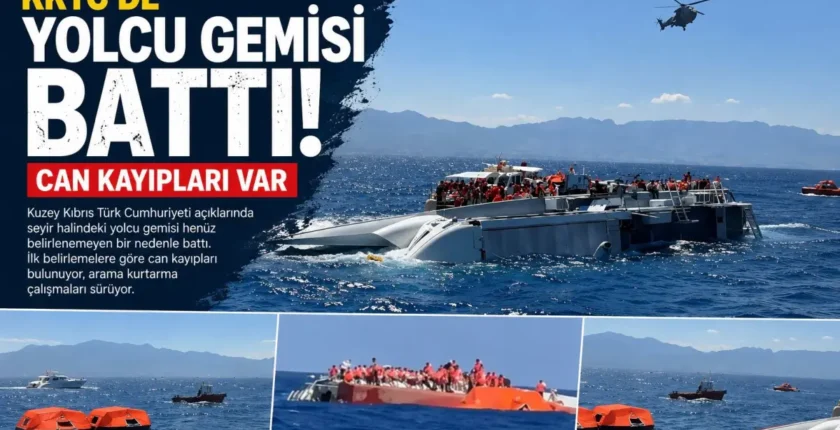 Girne gemi faciasında 7 kişi hayatını kaybetti: 23 kişi aranıyor