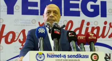 HAK-İŞ Başkanı Mahmut Arslan Çorum’dan seslendi: "Vergi Reformu şart"