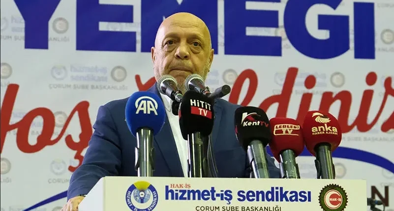 HAK-İŞ Başkanı Mahmut Arslan Çorum’dan seslendi: "Vergi Reformu şart"