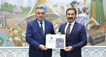 Hatay Vali'si Mustafa Masatlı Özbekistan'da