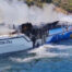 Fethiye’de gezinti teknesinde yangın! 115 kişi tahliye edildi