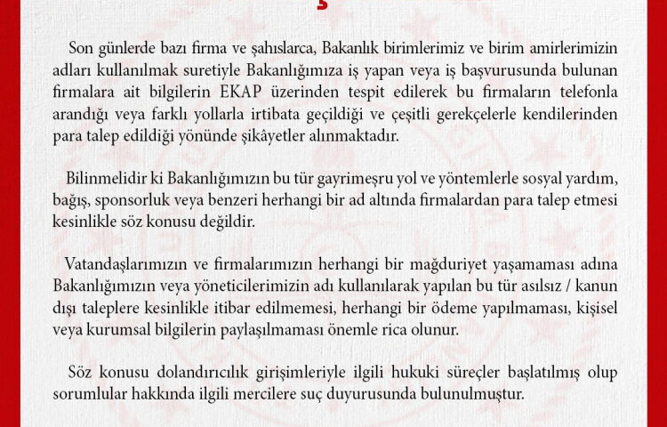 MEB'den 'para talebi' uyarısı! Dolandırıcılara dikkat!