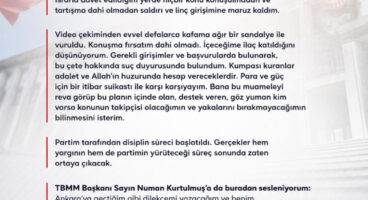 Ahmet Baran Yazgan'dan 'dokunulmazlık' açıklaması