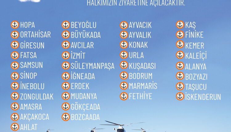 Sahil Güvenlik gemileri 30 Ağustos’ta ziyarete açılıyor Sahil Güvenlik gemileri 30 Ağustos’ta ziyarete açılıyor