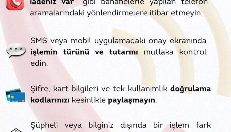 Mobil onay koduna dikkat! “Sigorta iadeniz var” diyerek dolandırıyorlar
