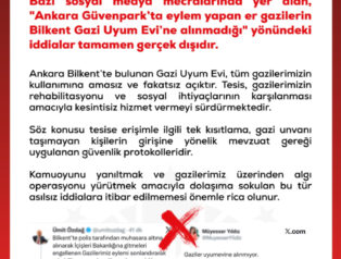 'Gazi Uyum Evi' iddialarına yalanlama