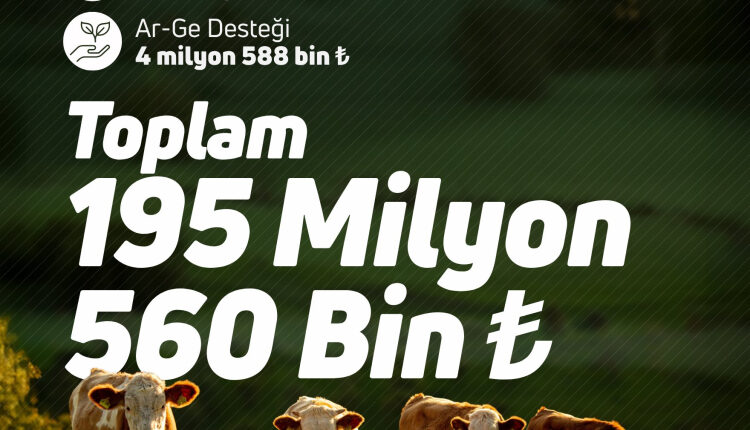 Çiftçilere 195,6 milyon liralık tarımsal destek hesaplarda