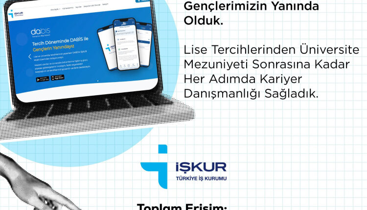 İŞKUR'un DABİS sistemine 353 bin 606 erişim