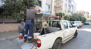 İzmir Efes Selçuk'ta kışlık salçalar hazırlanıyor