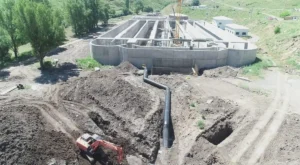 Kars'ta Atıksu Toplama ve Arıtma Tesisi çalışmaları devam ediyor