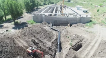 Kars'ta Atıksu Toplama ve Arıtma Tesisi çalışmaları devam ediyor