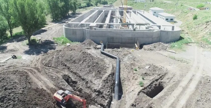 Kars'ta Atıksu Toplama ve Arıtma Tesisi çalışmaları devam ediyor