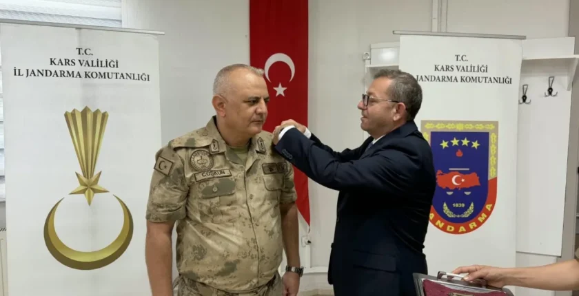 Kars’ta Rütbe Terfi Töreni: Tuğgeneral Halil Coşkun’un Apoleti Takıldı