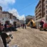 Malatya’da konteyner kent alevlere teslim oldu