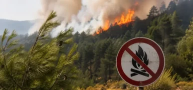 Marmaris’te yangına havadan ve denizden yoğun müdahale
