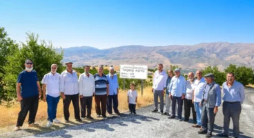 Pütürge’de 14 kilometrelik bağlantı yolu yenileniyor