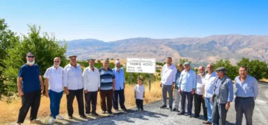 Pütürge’de 14 kilometrelik bağlantı yolu yenileniyor