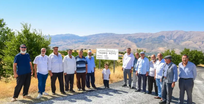 Pütürge’de 14 kilometrelik bağlantı yolu yenileniyor