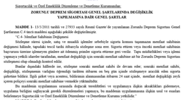 DASK’ta sistem değişti! Konut satışında mevcut poliçe sona erecek