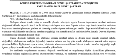 DASK’ta sistem değişti! Konut satışında mevcut poliçe sona erecek