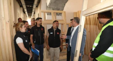 Susuz Hükümet Konağı restorasyonunda çalışmalar sürüyor