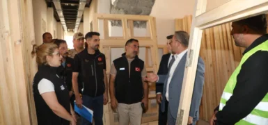 Susuz Hükümet Konağı restorasyonunda çalışmalar sürüyor