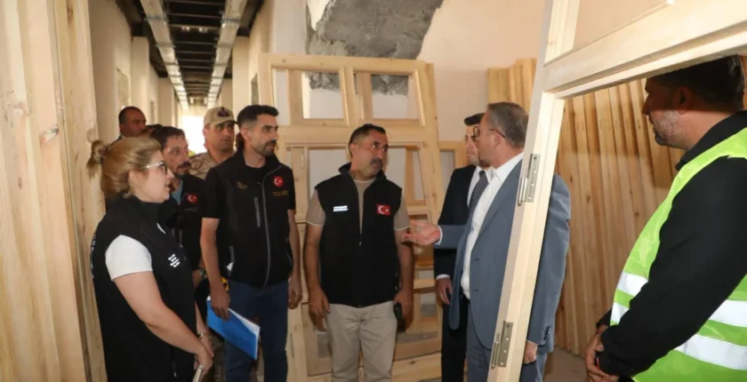 Susuz Hükümet Konağı restorasyonunda çalışmalar sürüyor