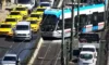 T1 Kabataş-Bağcılar hattında tramvay raydan çıktı