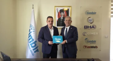 TİMBİR Genel Başkanı Basa’ya Türkiye Gazeteciler Federasyonu Genel Başkanı Karaca'dan ziyaret