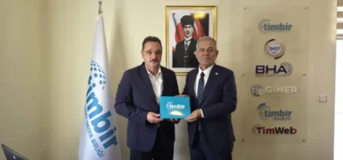 TİMBİR Genel Başkanı Basa’ya Türkiye Gazeteciler Federasyonu Genel Başkanı Karaca'dan ziyaret