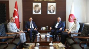 TİMBİR heyetinden Keçiören Belediye Başkanı Mesut Özarslan’a ziyaret