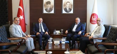 TİMBİR heyetinden Keçiören Belediye Başkanı Mesut Özarslan’a ziyaret