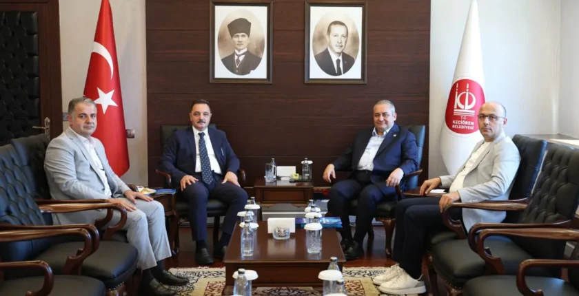 TİMBİR heyetinden Keçiören Belediye Başkanı Mesut Özarslan’a ziyaret