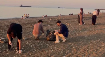 Trabzon'da Gençlik Meclisi’nden Ayasofya sahilinde çevre temizliği