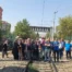 Tren yolunda mahallenin eylemi