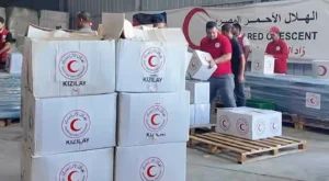 Türk Kızılayı, Gazze'de insani yardımlarını sürdürüyor