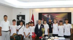 Türkiye Şampiyonlarından Başkan Koçal’a teşekkür