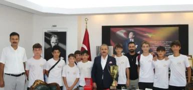 Türkiye Şampiyonlarından Başkan Koçal’a teşekkür