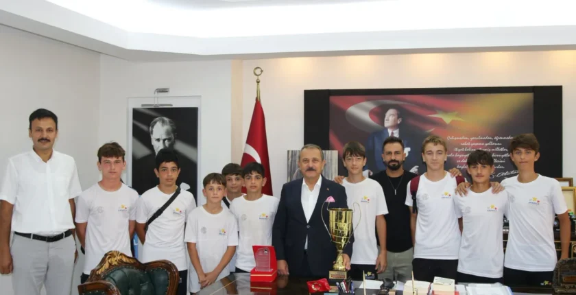 Türkiye Şampiyonlarından Başkan Koçal’a teşekkür