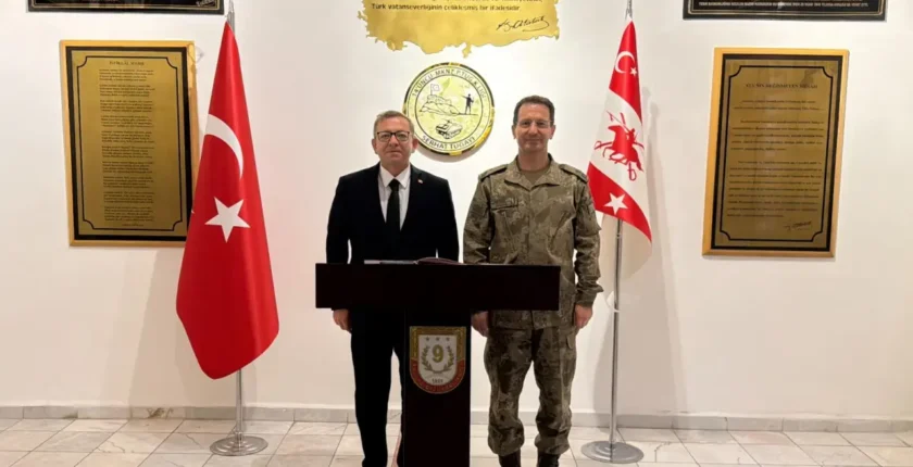 Vali Ziya Polat’tan Tuğgeneral Kadir Çelik’e hayırlı olsun ziyareti