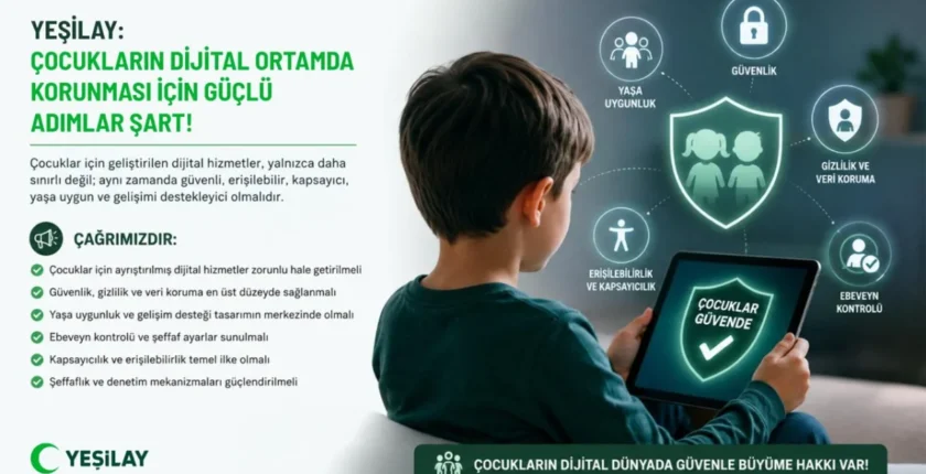 Yeşilay’dan çocukların dijital güvenliği için kapsamlı çağrı