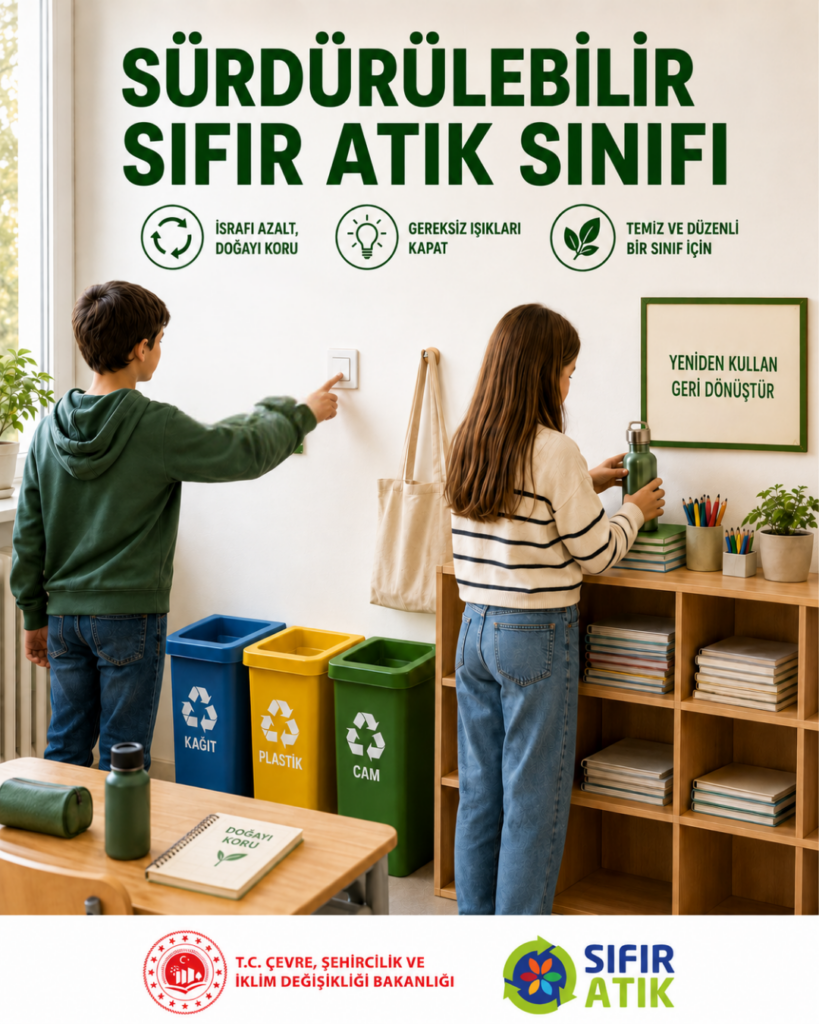 Okullarda eylül ayı “Sıfır Atık” temasıyla başlayacak