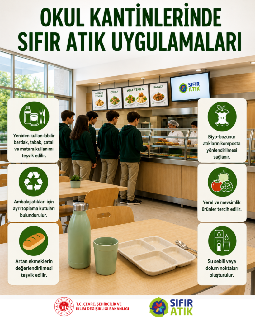Okullarda eylül ayı “Sıfır Atık” temasıyla başlayacak