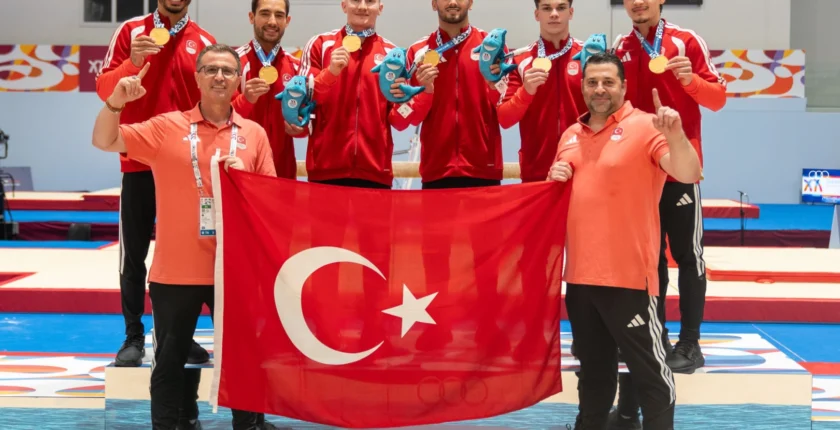Milli Jimnastikçi Altan Doğan’dan Akdeniz Oyunları’nda Altın Madalya