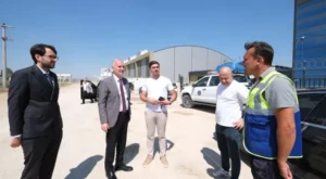 Bursa İnegöl'de 105 Adada yol kaplama çalışmaları başladı