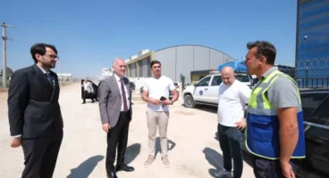 Bursa İnegöl'de 105 Adada yol kaplama çalışmaları başladı