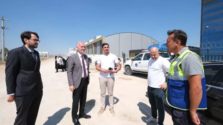 Bursa İnegöl'de 105 Adada yol kaplama çalışmaları başladı