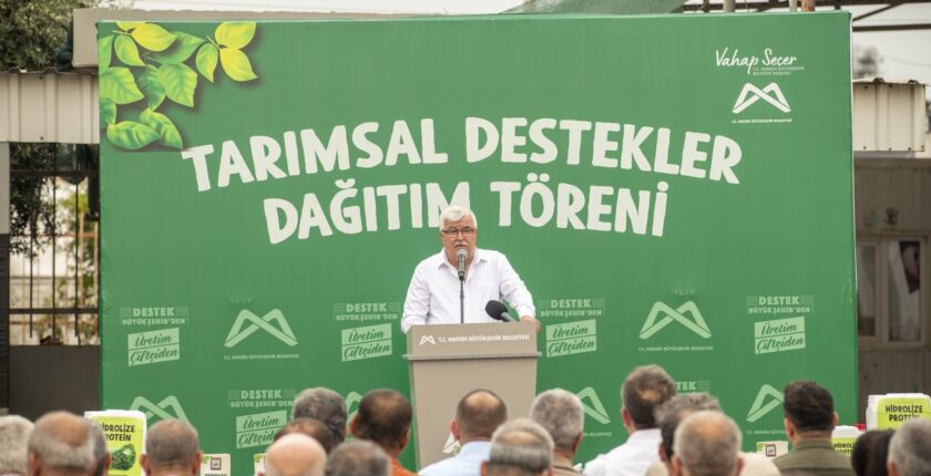 Mersin’de Kazanlı Üreticilerine Tarımsal Destek Mersin’de Kazanlı Üreticilerine Tarımsal Destek